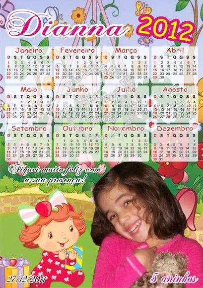 CALENDÁRIO PESONALIZADO