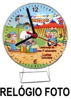 RELÓGIO DE MESA PERSONALIZADO